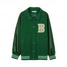 B Green Baseball Jacket