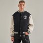 Represent Black Baseball Jacket