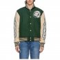 HEART MIND Green Baseball Jacket