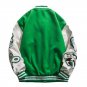 BE Green Baseball Jacket