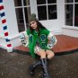 BE Green Baseball Jacket