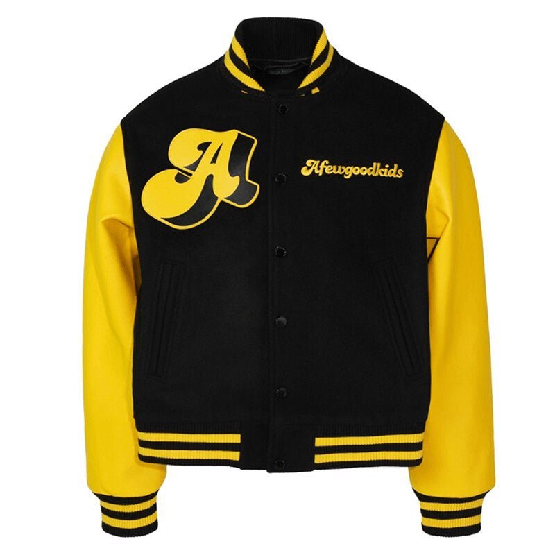 AFGK Yellow Varsity Jacket