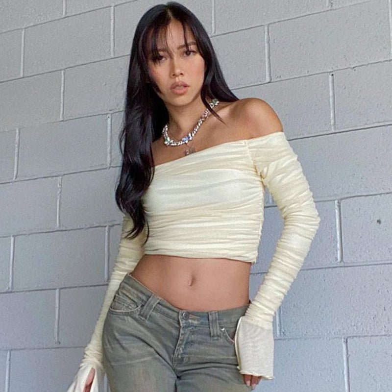 Aesthetic Fairycore Mesh Crop Top