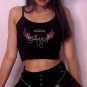 Aesthetics Backless Gothic Crop Top