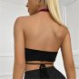 Bandage Halter Sexy Backless Crop Top