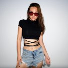 Black Sexy Crop Top