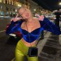 Blue Shirts Blouse Crop Top