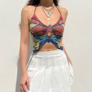 Butterfly Shape Backless Sexy Crop Top