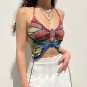 Butterfly Shape Backless Sexy Crop Top