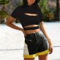 Casual Sexy Chest Hollow Out Crop Top