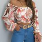 Crossed Tied Back Crop Top