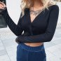 Dark Black Punk Sexy Lace Crop Top