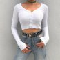 E-girl Stretchy Long Sleeve Crop Top