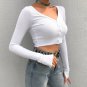 E-girl Stretchy Long Sleeve Crop Top