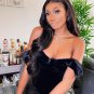 Elegant Party Club Black Crop Top