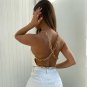 Fashion Metal Gold Chain Crop Top