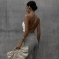 Fashion Metal Gold Chain Crop Top