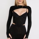 Fashion Two Piece Crop Top