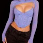 Fashion Two Piece Crop Top