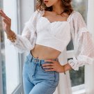 Flare Sleeve Crop Top