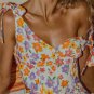 Flower Print Crop Top