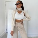 High Collar Long Sleeve Mini Sweaters