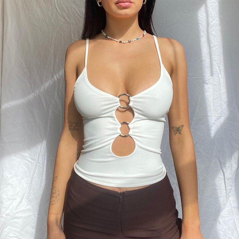 Hollow Out Crop Top