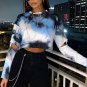 Hollow Out Long Sleeve Crop Top