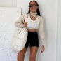 Knitted Turtleneck  Crop Top