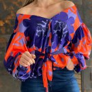 Lantern Sleeve Tied Detailed Crop Top