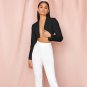 Long Sleeve Blazer Fashion Crop Top