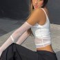 Long Sleeve Fashion Tees Crop Top