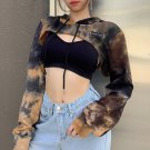 Long Sleeve Hoodies Crop Top