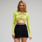 Long Sleeve Spring Autumn Crop Top