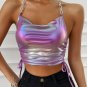 Metal Chain Lady Camis Crop Top