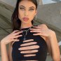 O Neck Sleeveless Women Crop Top