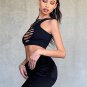 O Neck Sleeveless Women Crop Top