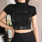 O-Neck Tee Shirt Summer Crop Top