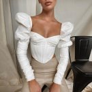 Puff Sleeve Crop Top