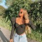 Puff Sleeve Crop Top