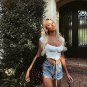 Sexy Casual Off Shoulder Crop Top