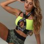 Sexy Contrast Color Crop Top