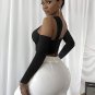 Sexy Cross Hollow Exposed Navel Sleeveless Crop Top