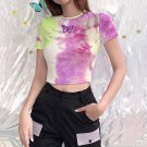 Sexy Dye Butterfly Crop Top