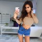 Sexy Fashion Backless Crop Top