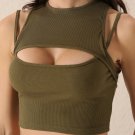 Sexy Hollow Out Crop Top