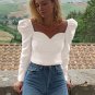 sexy small V-neck Slim Crop Top