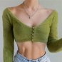 Sexy Top Long Sleeve Crop Top