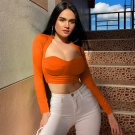 Skinny Long Sleeve Crop Top