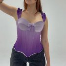 Sleeveless Corset Crop Top